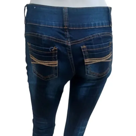 660241...VIP Skinny Jeans Size 3/4 - Picture 5 of 6